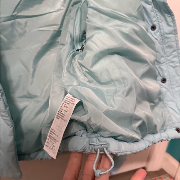 Hollister Gilly Hicks Convertible Multiway Sky Blue Puffer Jacket - Size Small - Picture 11 of 15